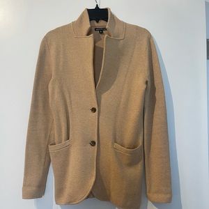 JCrew Factory Camel Sweater Blazer XS